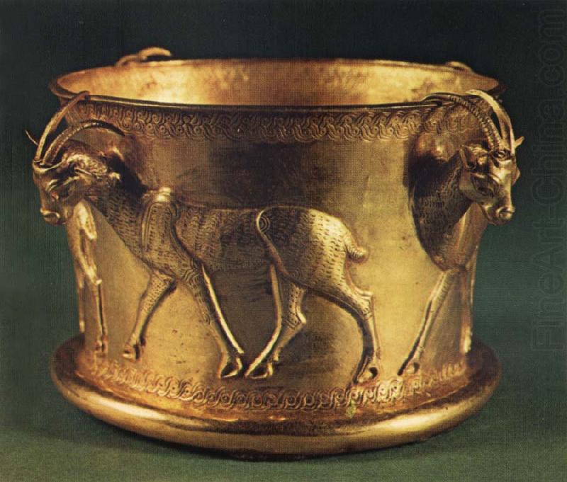 Rhyton in the form of a lion griffin, unknow artist
